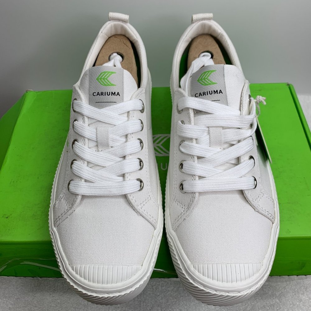 Cariuma OCA Low Off White Canvas Sneakers Unisex Women’s 8.5 Men’s 7 NWB - Picture 6 of 14